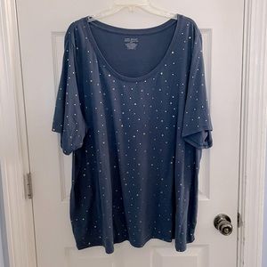 Lane Bryant Short Sleeve Shirt Size 26/28
